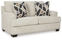 Heartcort - Loveseat - Quartz