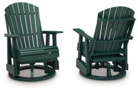 Shell Beach - Swivel Glider Chair - Green
