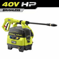 RYOBI 40V 1200 PSI 1.0 GPM Cordless Electric Cold Water Pressure Washer (Tool Only) RY40HPPW12B