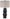 Kerbert - Terracotta Table Lamp - Distressed Black