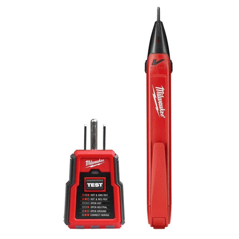 Milwaukee Non-Contact Voltage and GFCI Receptacle Premium Test Kit 2226-20