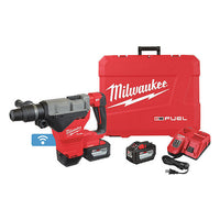 Milwaukee M18 FUEL ONE-KEY 18V Lithium-Ion Brushless Cordless 1-3/4 in. SDS-MAX Rotary Hammer with Two 12.0 Ah Battery 2718-22HD