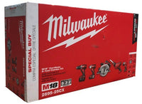 Milwaukee M18 18V Lithium-Ion Cordless Combo Kit (5-Tool) with (1) 3.0Ah and (1) 1.5Ah Battery, (1) Charger, (1) Tool Bag