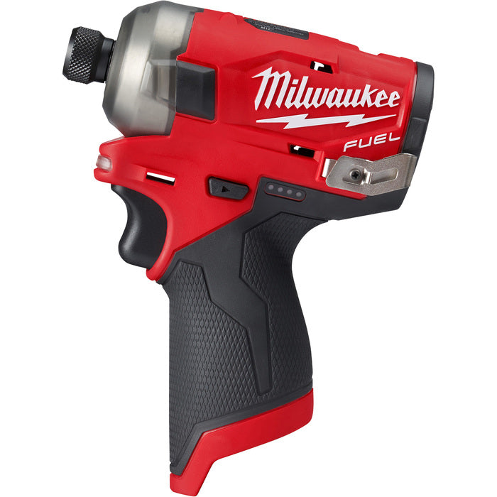 Milwaukee M12 FUEL SURGE 12V Lithium-Ion Brushless Cordless 1/4 in. Hex Impact Driver (Tool-Only) 2551-20