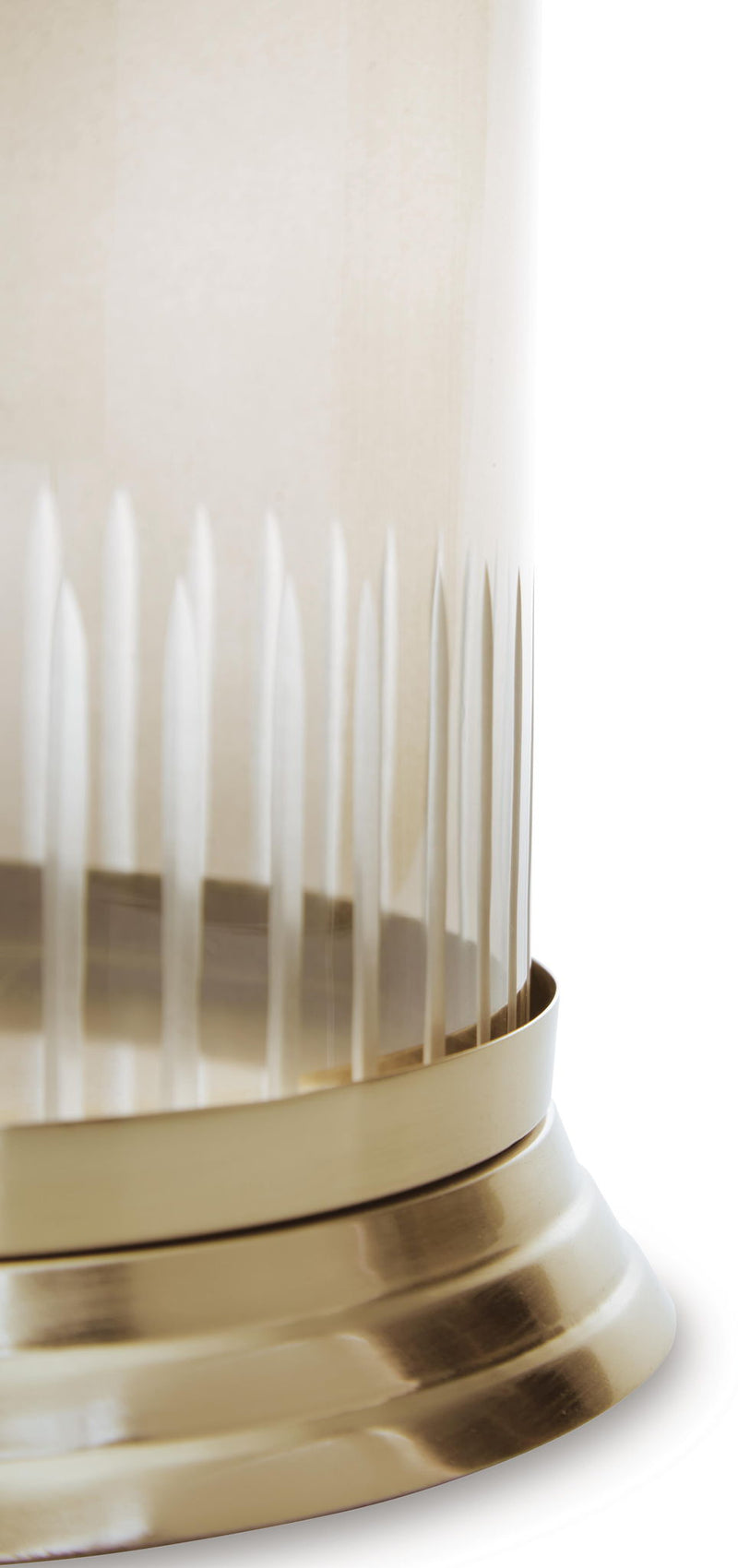 Aavinson - Candle Holder - 11.5" - Amber / Gold Finish