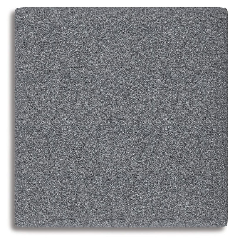 Bealton - Oversized Accent Ottoman - Salt And Pepper