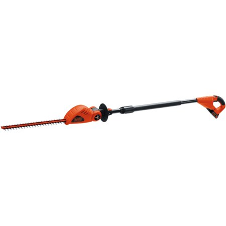 BLACK+DECKER 20V MAX Cordless Battery Powered Pole Hedge Trimmer Kit with (1) 1.5Ah Battery & Charger LPHT120