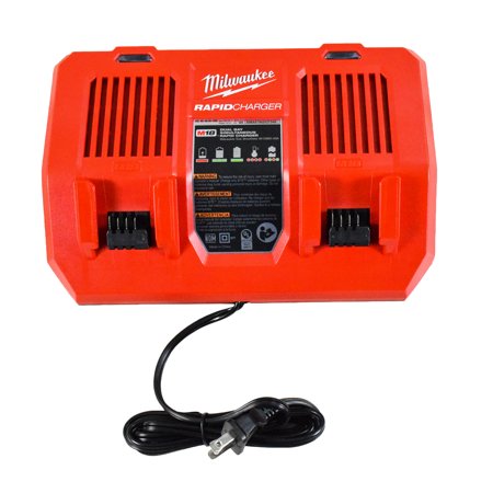 Milwaukee M18 18-Volt Lithium-Ion Dual Bay Rapid Battery Charger 48-59-1802