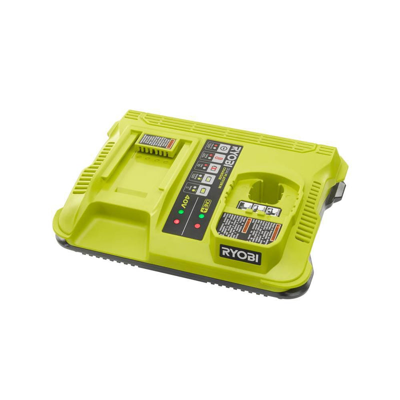 RYOBI ONE+ Lithium-Ion Dual Platform Charger for ONE+ 18V and 40-Volt Batteries P137