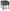 Todoe - Rectangular End Table - Dark Gray
