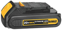 DEWALT 20V MAX Compact Lithium-Ion 1.5Ah Battery Pack DCB201