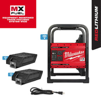 Milwaukee MX FUEL 3600-Watt/1800-Watt Lithium-Ion Battery Powered Push Start Portable Power Station Battery Generator MXF002-2XC