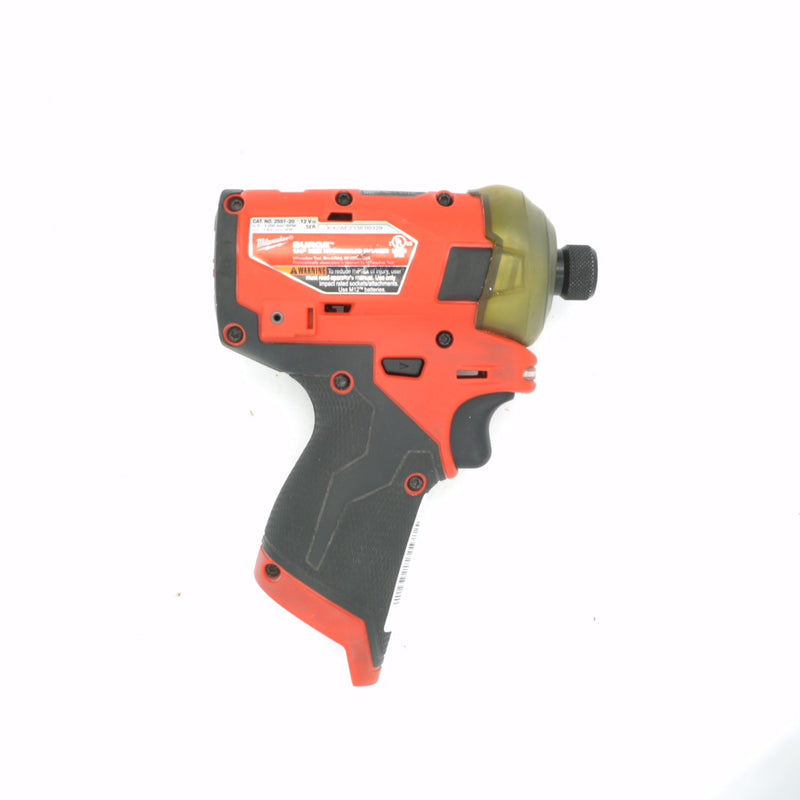 Milwaukee M12 FUEL SURGE 12V Lithium-Ion Brushless Cordless 1/4 in. Hex Impact Driver (Tool-Only) 2551-20