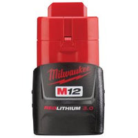 Milwaukee M12 12-Volt 3.0Ah Lithium-Ion Compact Battery Pack 48-11-2430