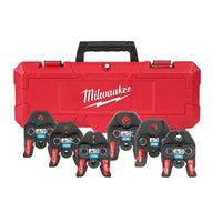 Milwaukee M18 Press 1/4 in. - 7/8 in. Copper Press Tool Jaw Set for Streamline ACR Press Fittings (6-Jaws Included) 49-16-2661M