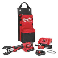 Milwaukee M18 18V Lithium-Ion Cordless FORCE LOGIC 6-Ton Utility Crimping Kit with D3 Grooves and Fixed O Die 2678-22O