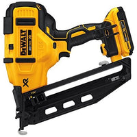 DEWALT 20V MAX XR 16-Gauge Electric Cordless Angled Finishing Nailer Kit DCN660D1