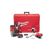 Milwaukee M18 FUEL 18V Lithium-Ion Brushless Cordless 1-1/2 in. Lineman Magnetic Drill High Demand Kit w/ Two 8.0Ah Batteries 2788-22HD