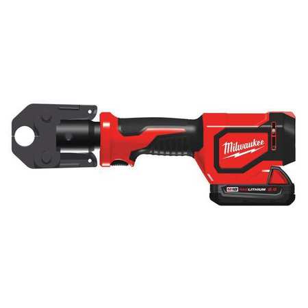 Milwaukee M18 18V Lithium-Ion Cordless Short Throw Press Tool Kit with 3 PEX Crimp Jaws (2) 2.0 Ah Batteries and Charger 2674-22C