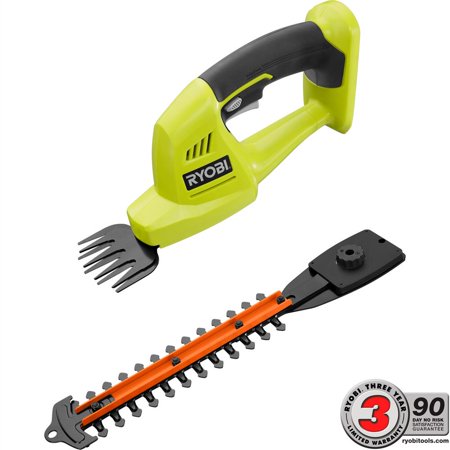 RYOBI ONE+ 18V Lithium-Ion Cordless Grass Shear and Shrubber Trimmer - Battery and Charger Not Included P2900B