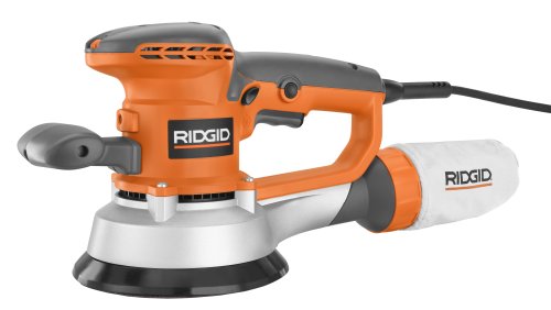 RIDGID 4 Amp Corded 6 in. Variable-Speed Dual Random Orbital Sander with AIRGUARD Technology R26111