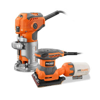 5.5 Amp Corded Fixed Base Trim Router with 2.4 Amp Corded 1/4 Sheet Sander R24011