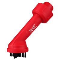 Milwaukee AIR-TIP 1-1/4 in. - 2-1/2 in. Cross Brush Tool Wet/Dry Shop Vacuum Attachment (1-Piece) 49-90-2035