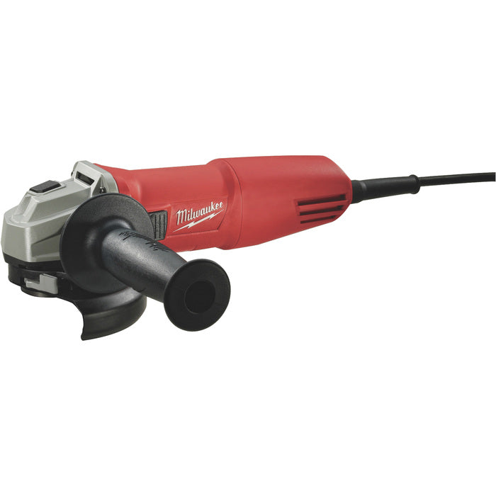 Milwaukee 7 Amp Corded 4-1/2 in. Small Angle Grinder with Sliding Lock-On Switch 6130-33