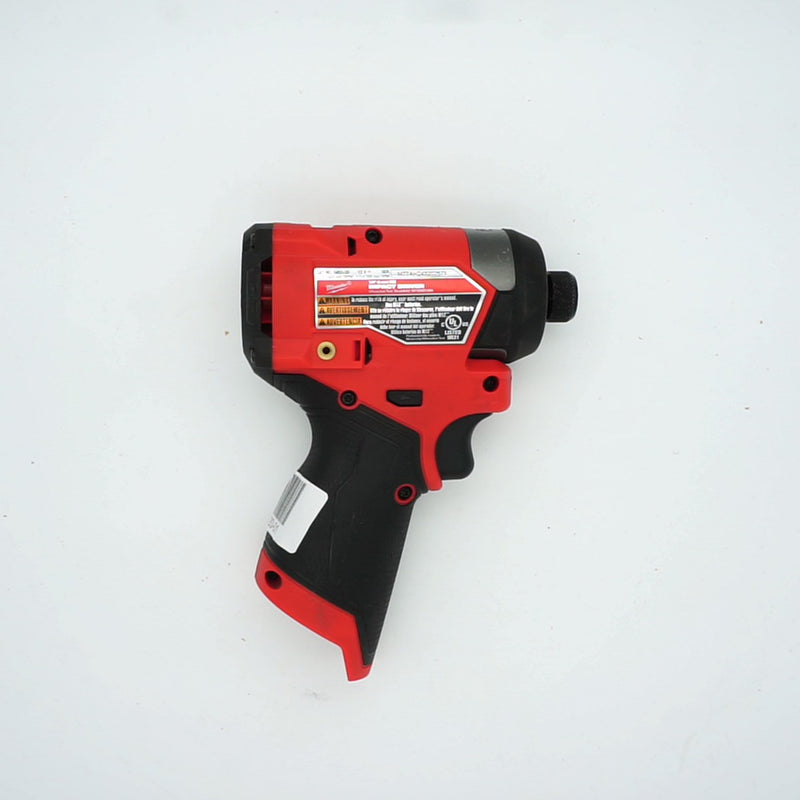 Milwaukee M12 FUEL 12V Lithium-Ion Brushless Cordless 1/4 in. Hex Impact Driver (Tool-Only) 3453-20