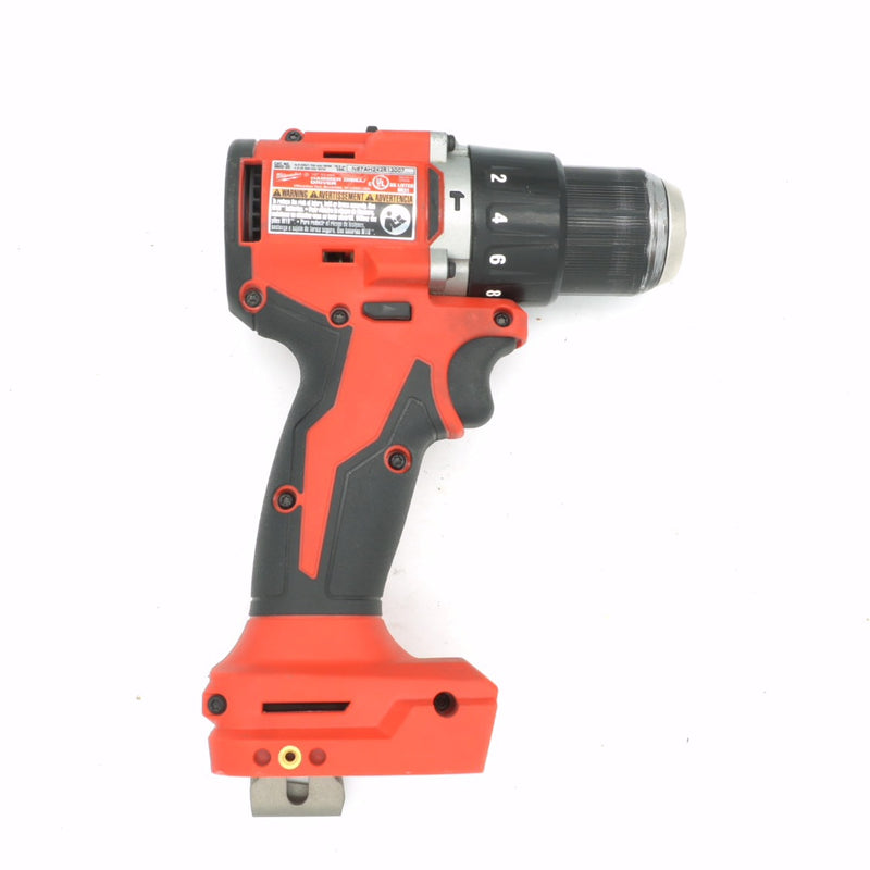 Milwaukee M18 18V Lithium-Ion Brushless Cordless 1/2 in. Compact Hammer Drill/Driver (Tool-Only) 3602-20