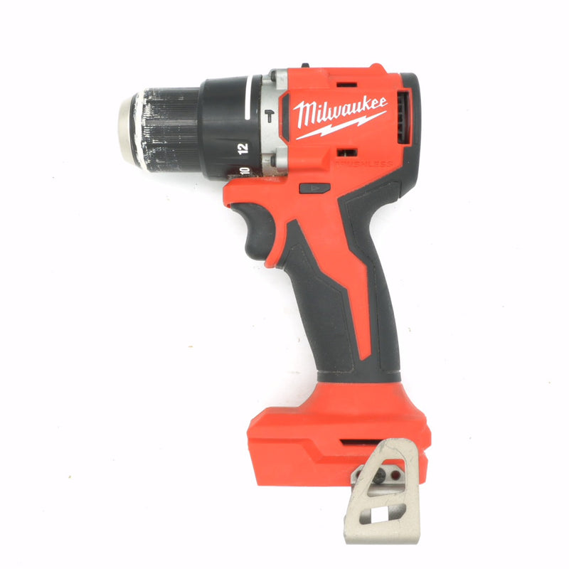 Milwaukee M18 18V Lithium-Ion Brushless Cordless 1/2 in. Compact Hammer Drill/Driver (Tool-Only) 3602-20