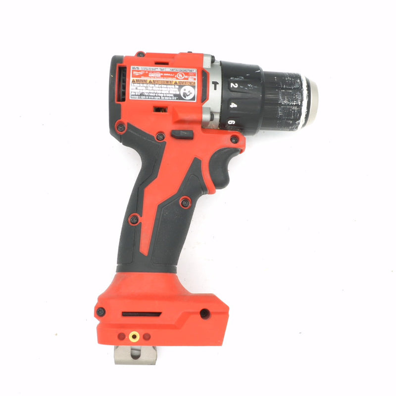 Milwaukee M18 18V Lithium-Ion Brushless Cordless 1/2 in. Compact Hammer Drill/Driver (Tool-Only) 3602-20