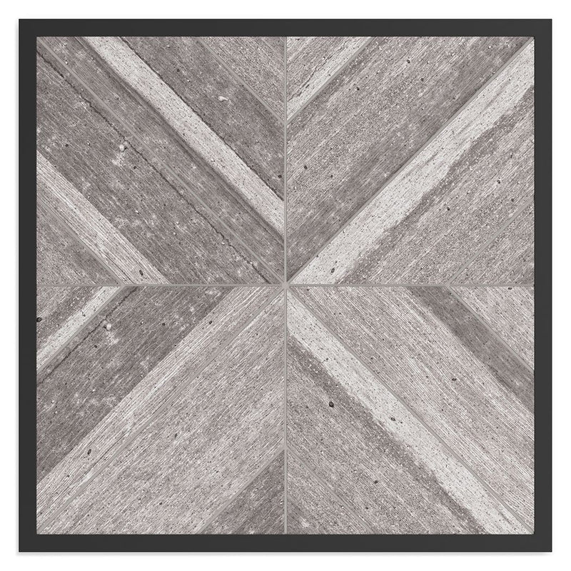 Beachcroft - Square End Table - Black / Light Gray