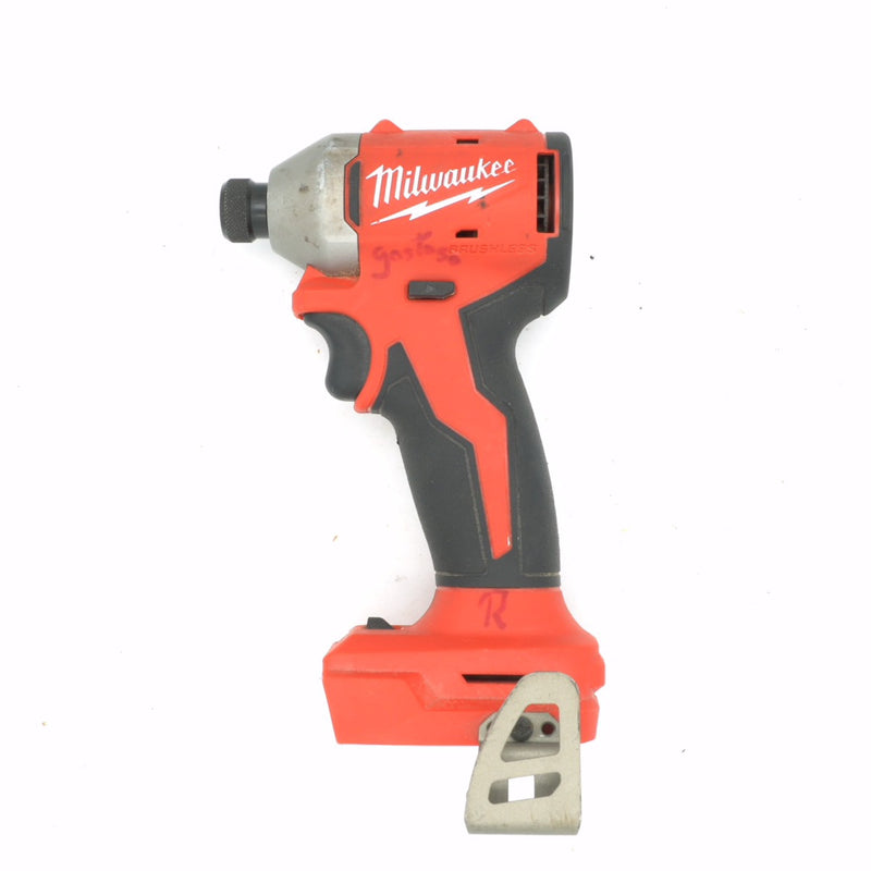Milwaukee M18 18V Lithium-Ion Compact Brushless Cordless 1/4 in. Impact Driver (Tool-Only) 3651-20