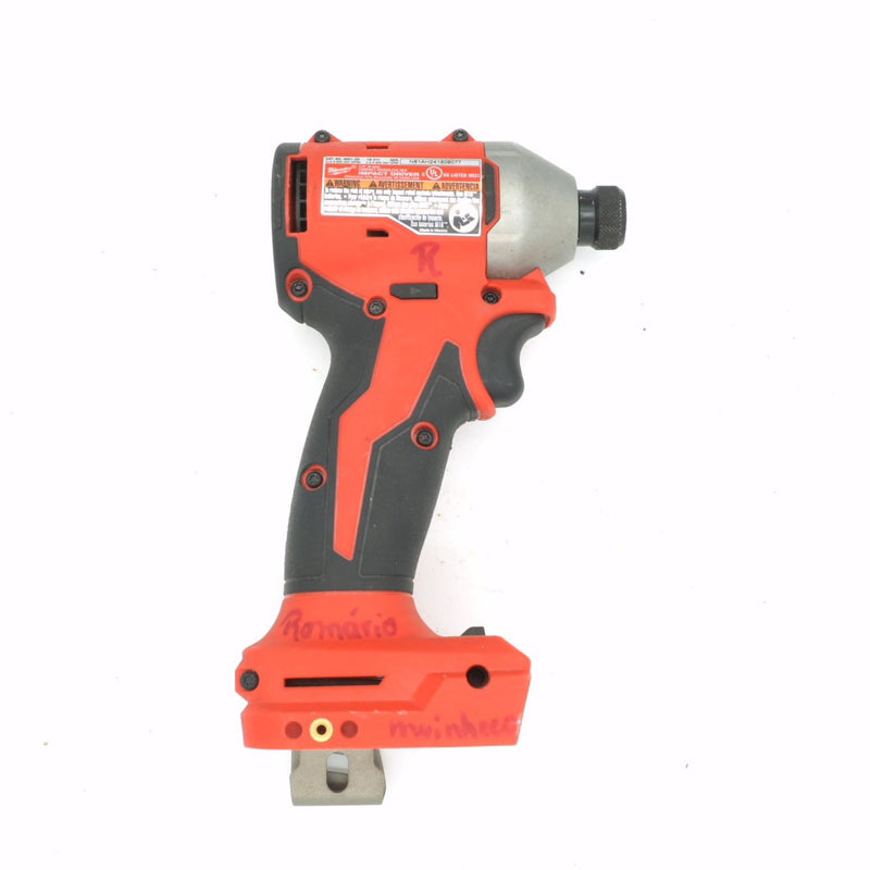 Milwaukee M18 18V Lithium-Ion Compact Brushless Cordless 1/4 in. Impact Driver (Tool-Only) 3651-20