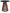 Kallari - Round End Table - Warm Brown / Black