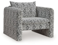 Kenbell - Accent Chair - Black / White