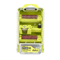RYOBI Rotary Tool 29-Piece Sanding and Polishing Kit (For Wood, Metal and Plastic) A90AS29