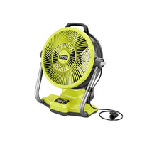 RYOBI ONE+ 18V Cordless Hybrid WHISPER SERIES 12 in. Misting Air Cannon Fan (Tool Only) PCL850B