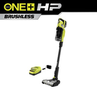 RYOBI ONE+ HP 18V Cordless Pet Stick Vacuum Cleaner Kit with 4.0 Ah HIGH PERFORMANCE Battery and Charger PBLSV716K