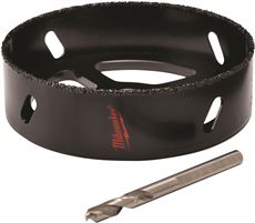 Milwaukee 6-3/8 in. Carbide Recessed Light Hole Saw With Pilot Bit 49-56-0305