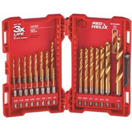 Milwaukee SHOCKWAVE IMPACT DUTY Titanium Twist Drill Bit Set (23-Piece) 48-89-4631