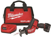 Milwaukee M12 FUEL 12V Lithium-Ion Brushless Cordless HACKZALL Reciprocating Saw Kit w/ One 4.0Ah Batteries Charger & Tool Bag 2520-21XC