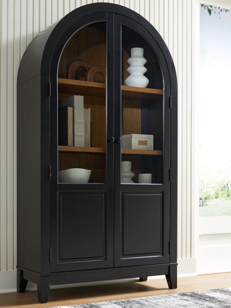 Dagandale - Accent Cabinet - Black / Natural