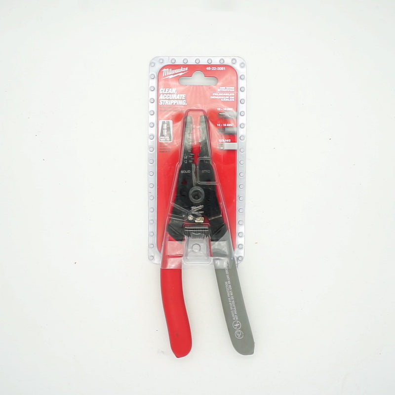 Milwaukee 12-16 AWG NM Wire Stripper/Cutter with Comfort Grip 48-22-3081