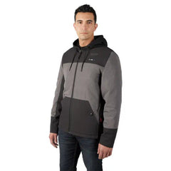 Milwaukee Men's X-Large M12 12-Volt Lithium-Ion Cordless Black Heated Jacket Hoodie Kit with (1) 2.0 Ah Battery and Charger 306B-21XL