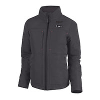 Milwaukee Women's Medium M12 12V Lithium-Ion Cordless AXIS Gray Heated Jacket with (1) 3.0 Ah Battery and Charger 234G-21M