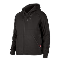 Milwaukee Men's 2X-Large M12 12-Volt Lithium-Ion Cordless Black Heated Jacket Hoodie Kit with (1) 2.0 Ah Battery and Charger