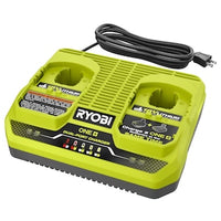 RYOBI ONE+ 18V Dual-Port Simultaneous Charger PCG005