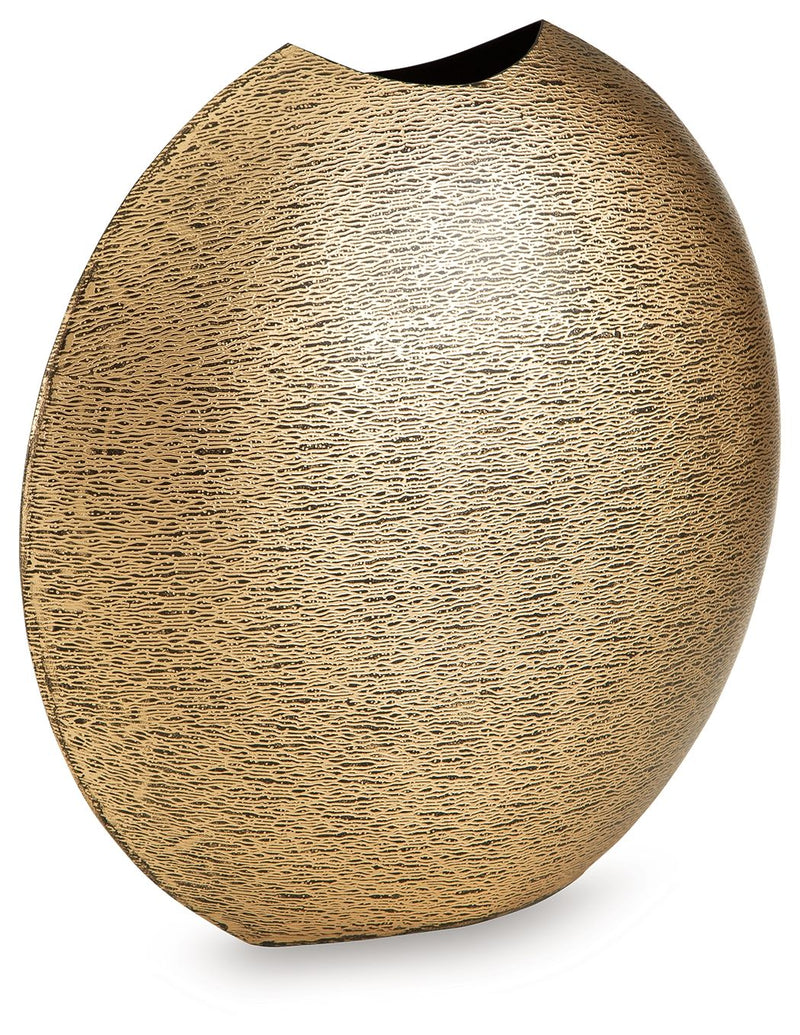 Iansboro - Vase - 15" - Antique Gold Finish